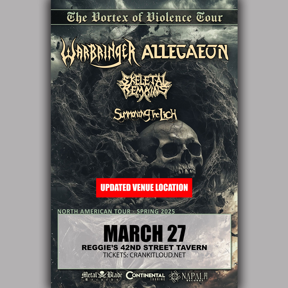 Warbringer – ’The Vortex of Violence Tour’