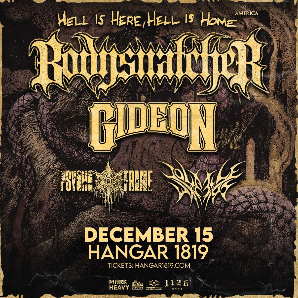 Bodysnatcher – ‘Hell Is Here, Hell Is Home’ Tour