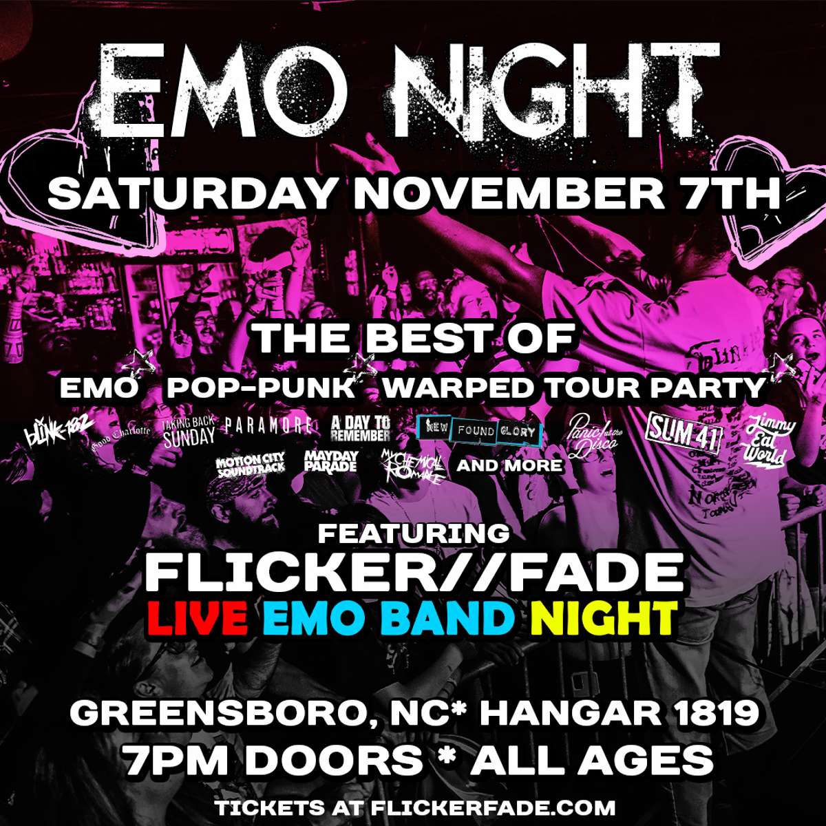 Emo Night featuring Flicker//Fade