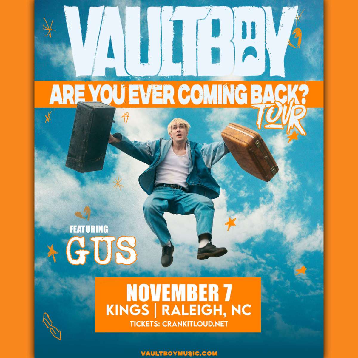 vaultboy – ‘Are You Ever Coming Back’ Tour